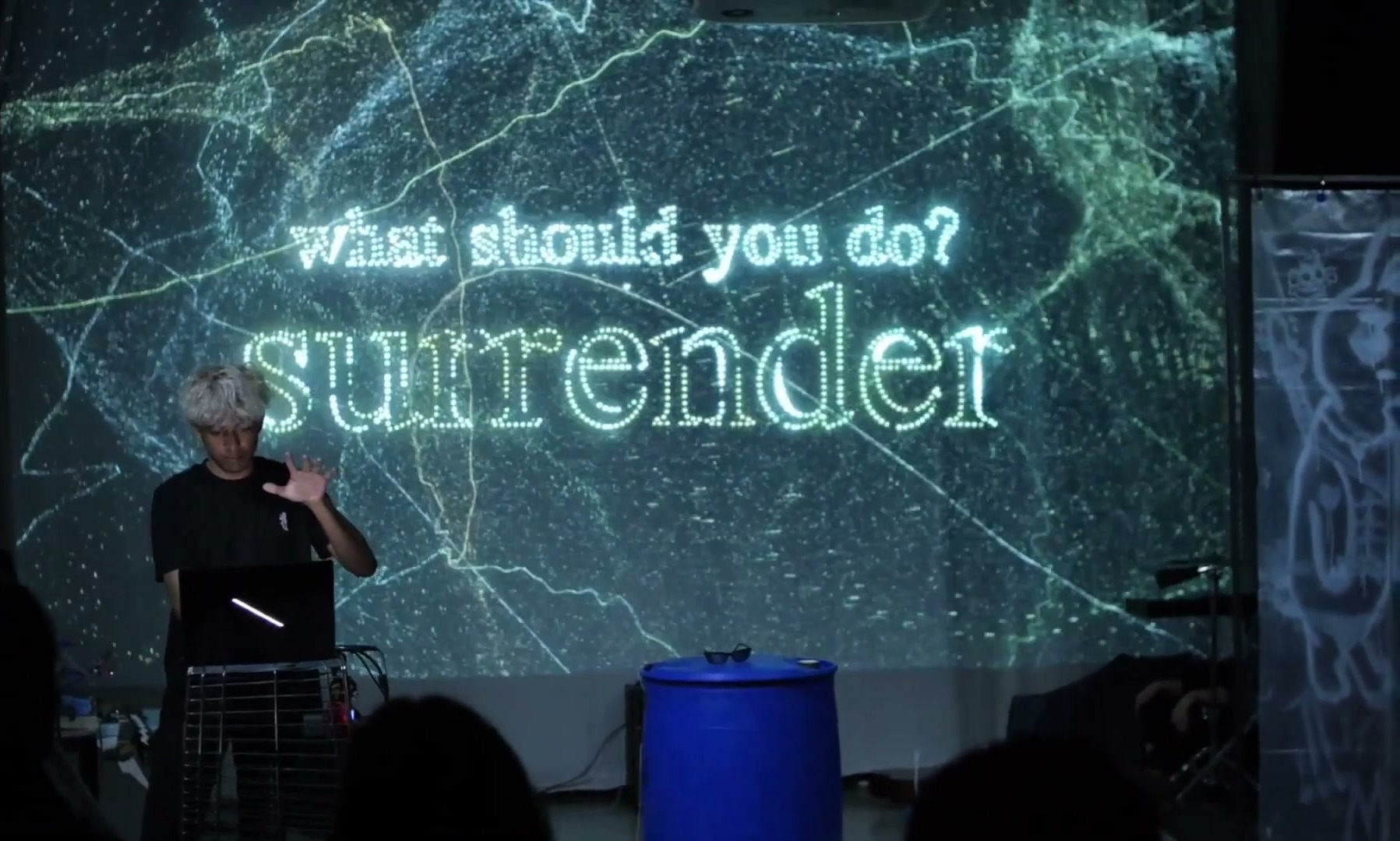 Fever Dream, a performance piece. Duration, spectacle, bodies in the room.